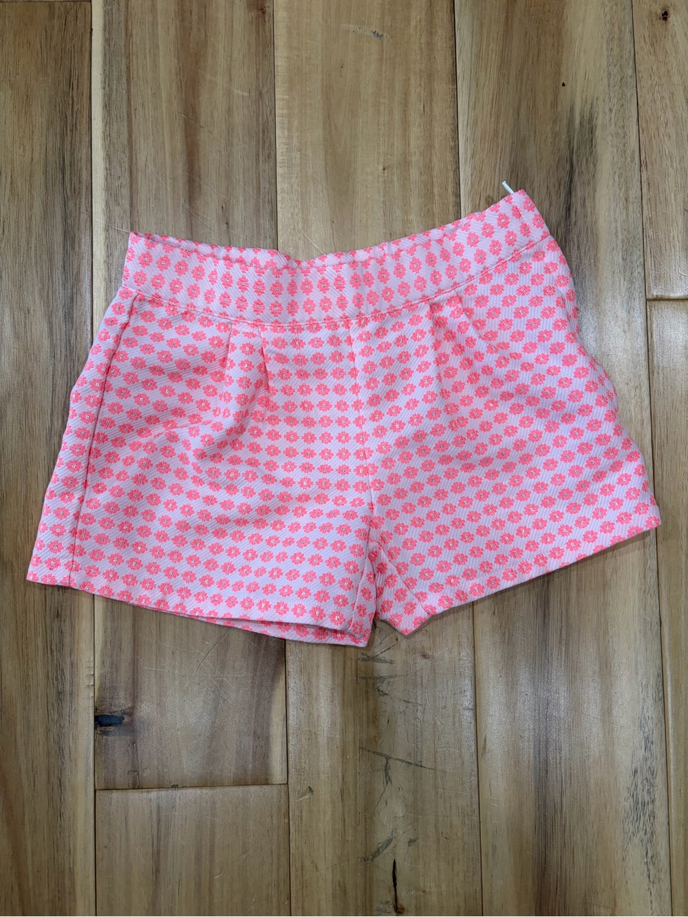 Janie and Jack Pink Patterned  Shorts